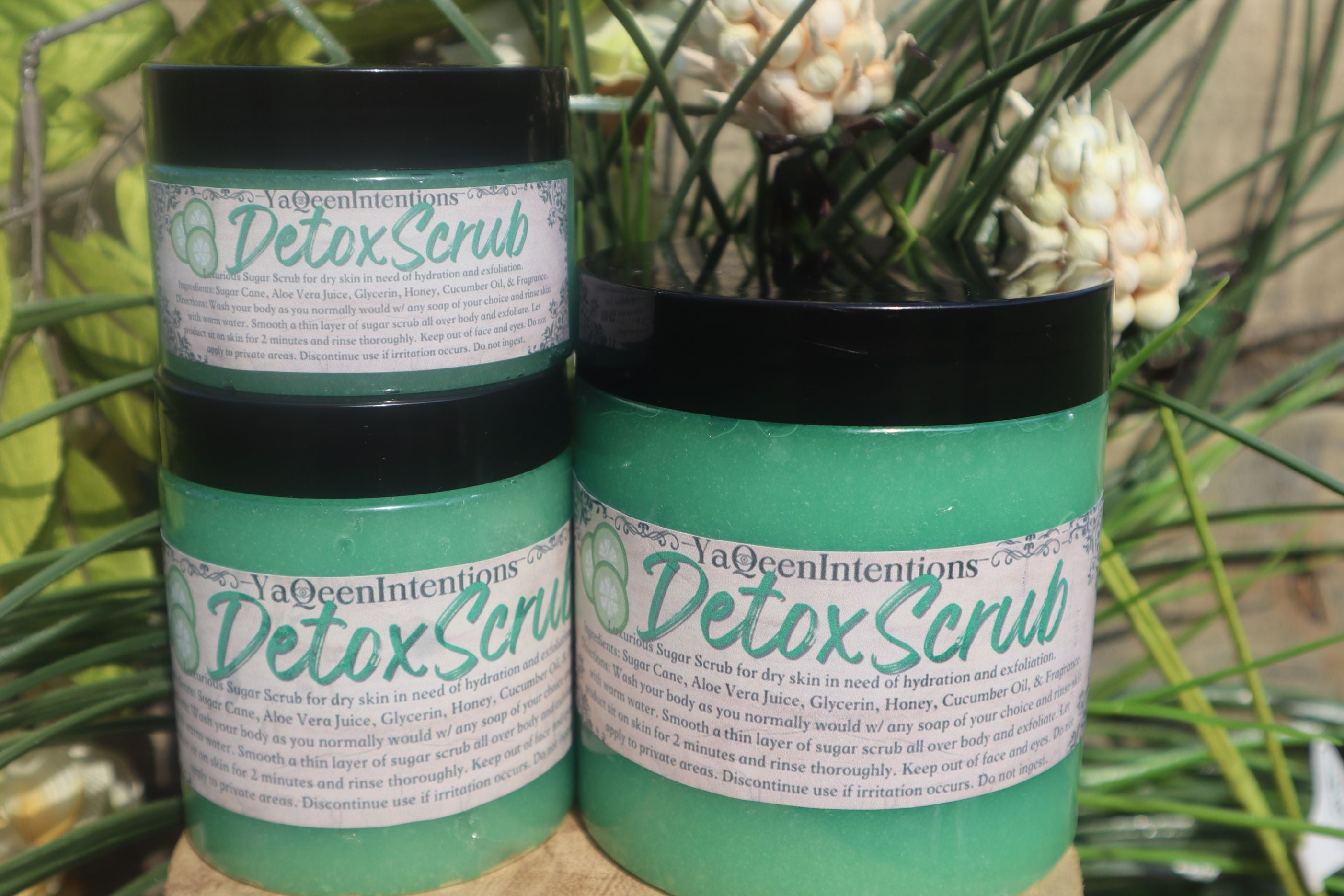 Detox Cucumber Cashmere Sugar Scrub for Relaxation and Soft Skin