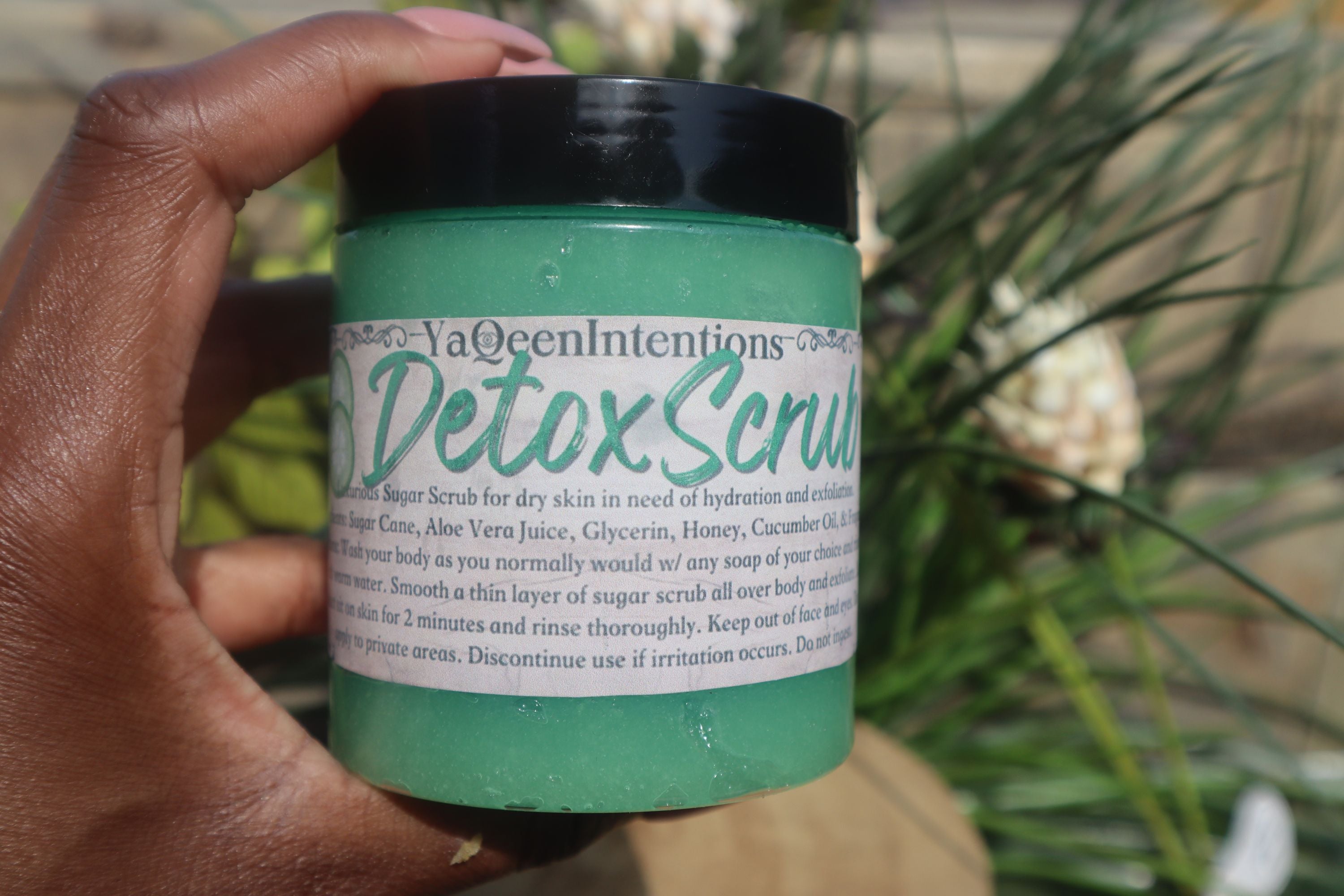 Detox Cucumber Cashmere Sugar Scrub for Relaxation and Soft Skin