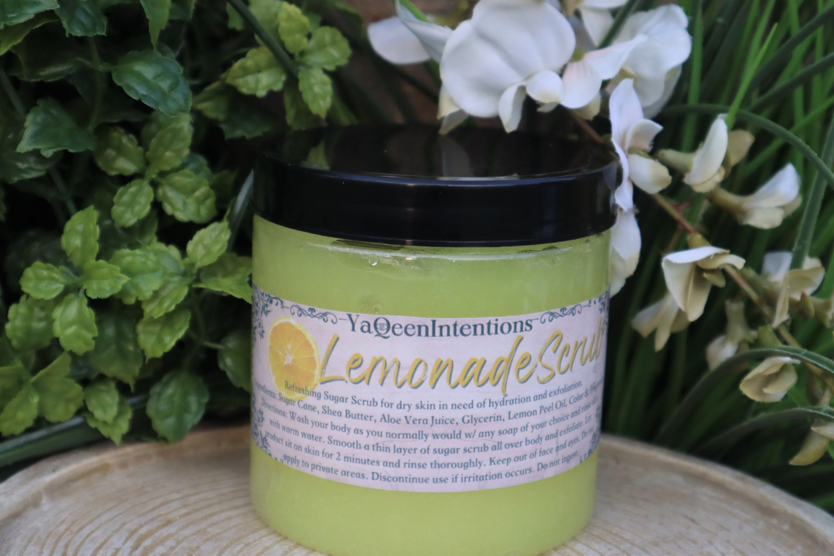 Lemonade Sugar Scrub for Detox and Exfoliation