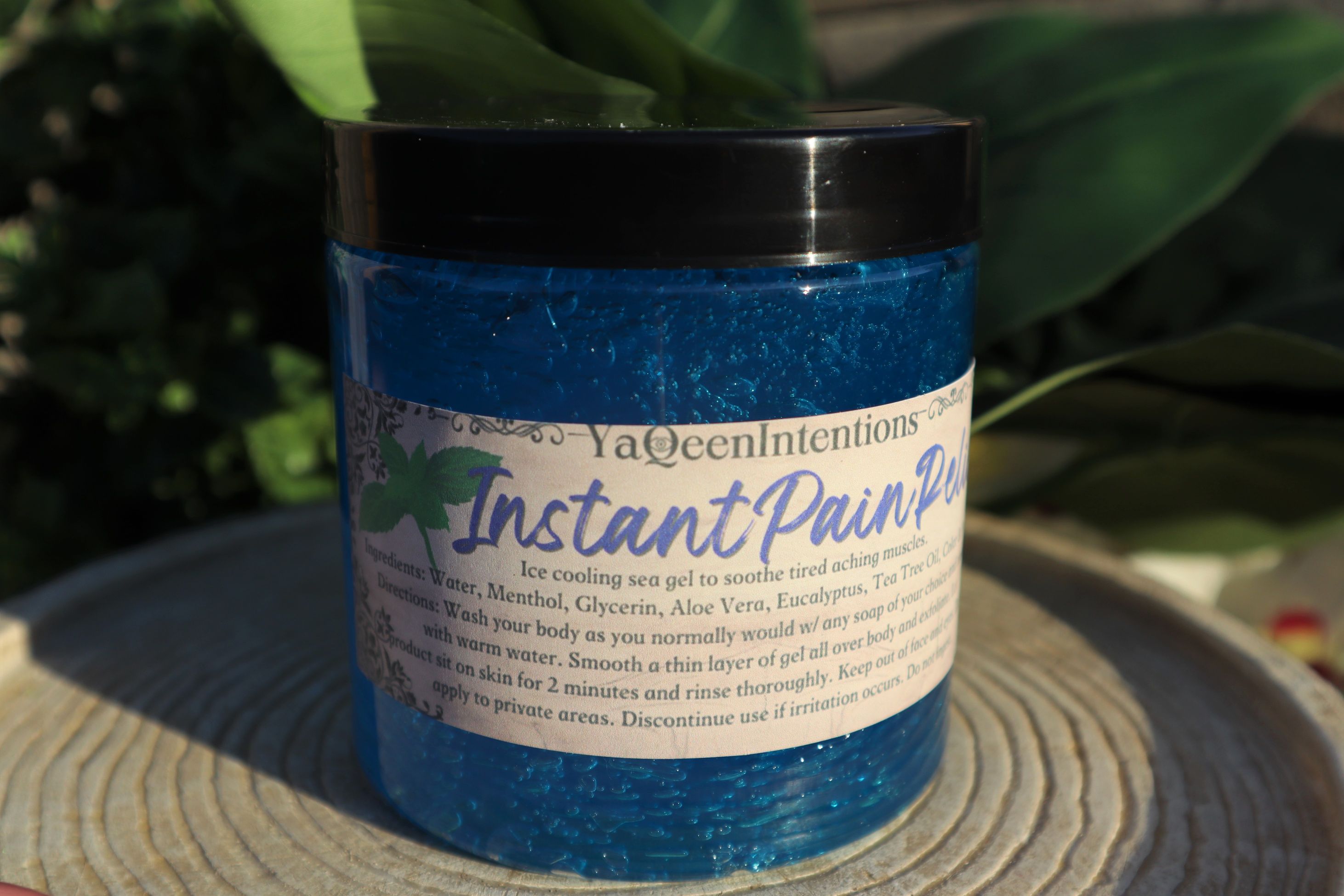 Instant Pain Relief Gel Scrub for Post Workout & Sore Muscles