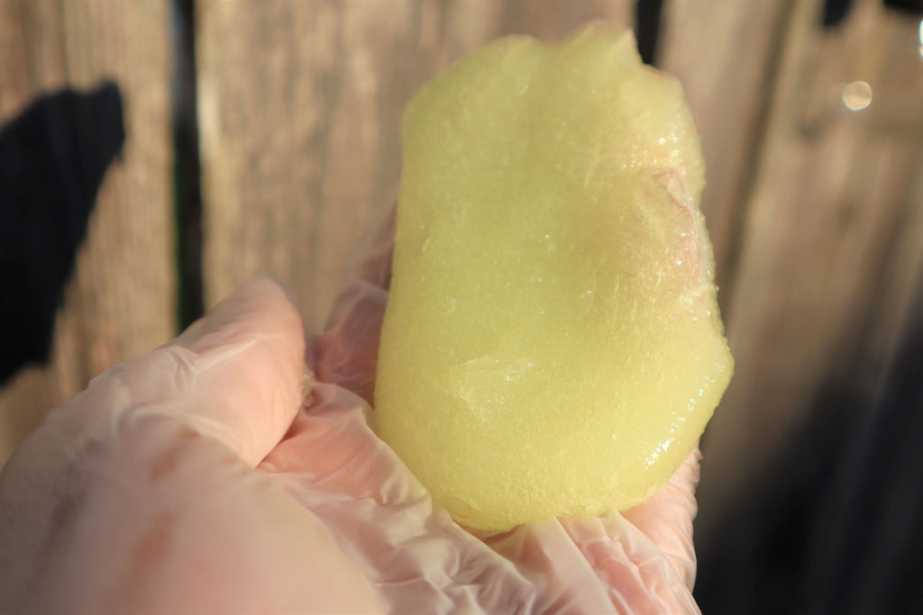 Tropical Pineapple Sugar Scrub for Exfoliating and Moisturizing Dry Skin