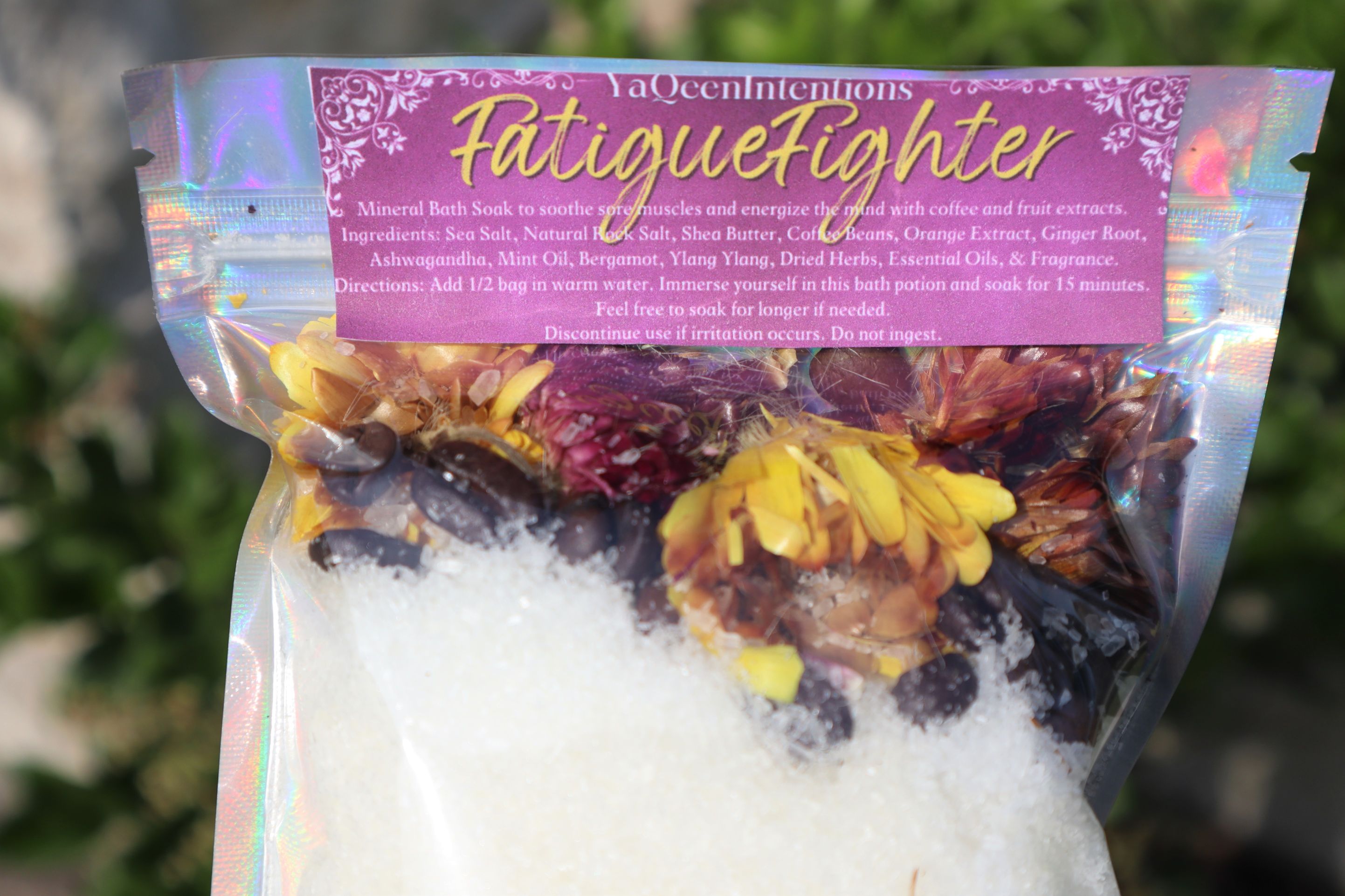 Fatigue Fighter Bath Salt for Energy and Focus