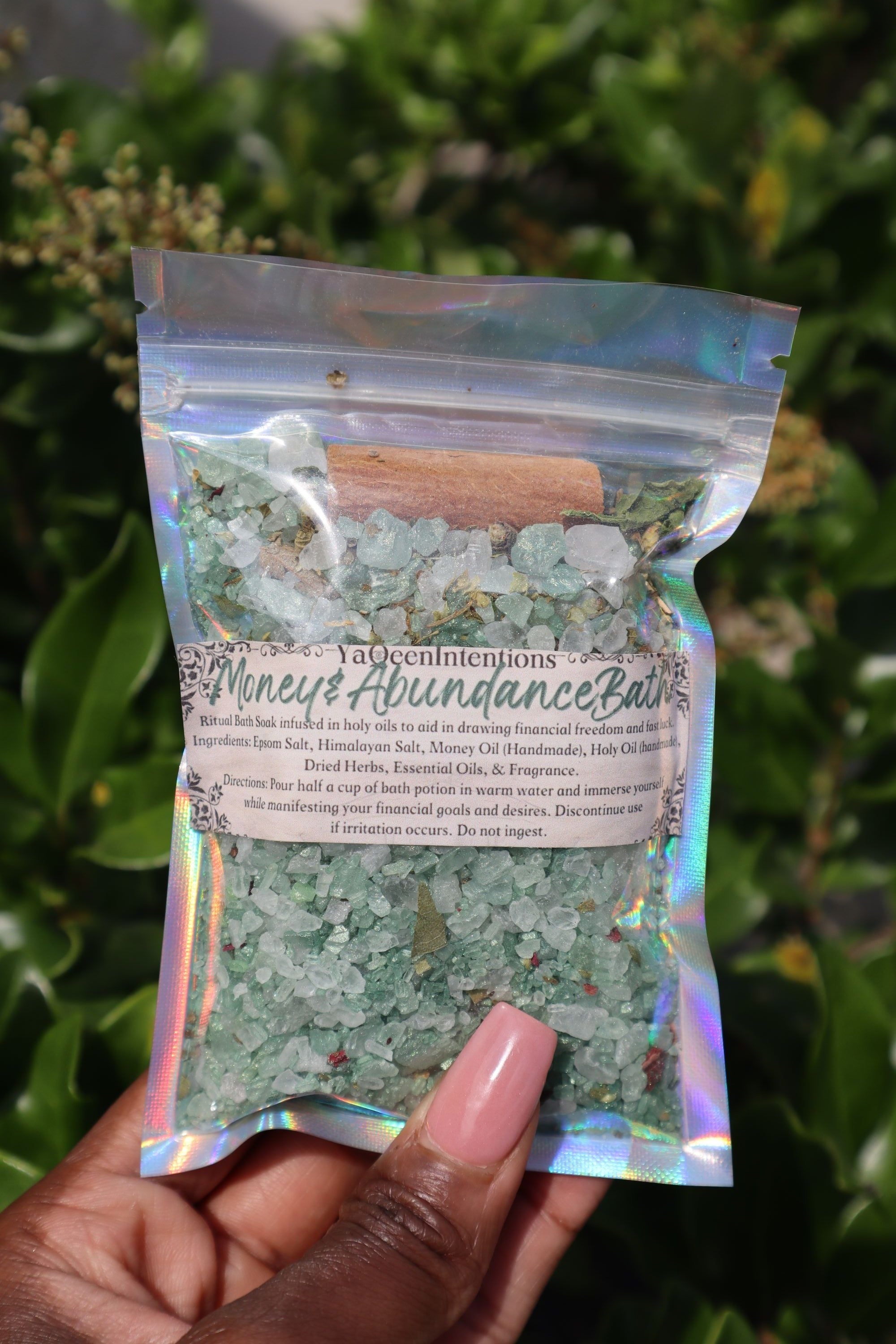 Money Abundance Bath Potion for Abundance and Financial Prosperity