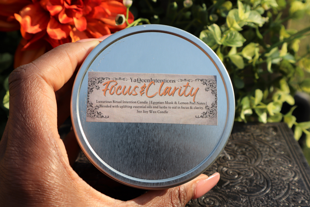 Focus & Clarity Candle for Brain Fog and Studying