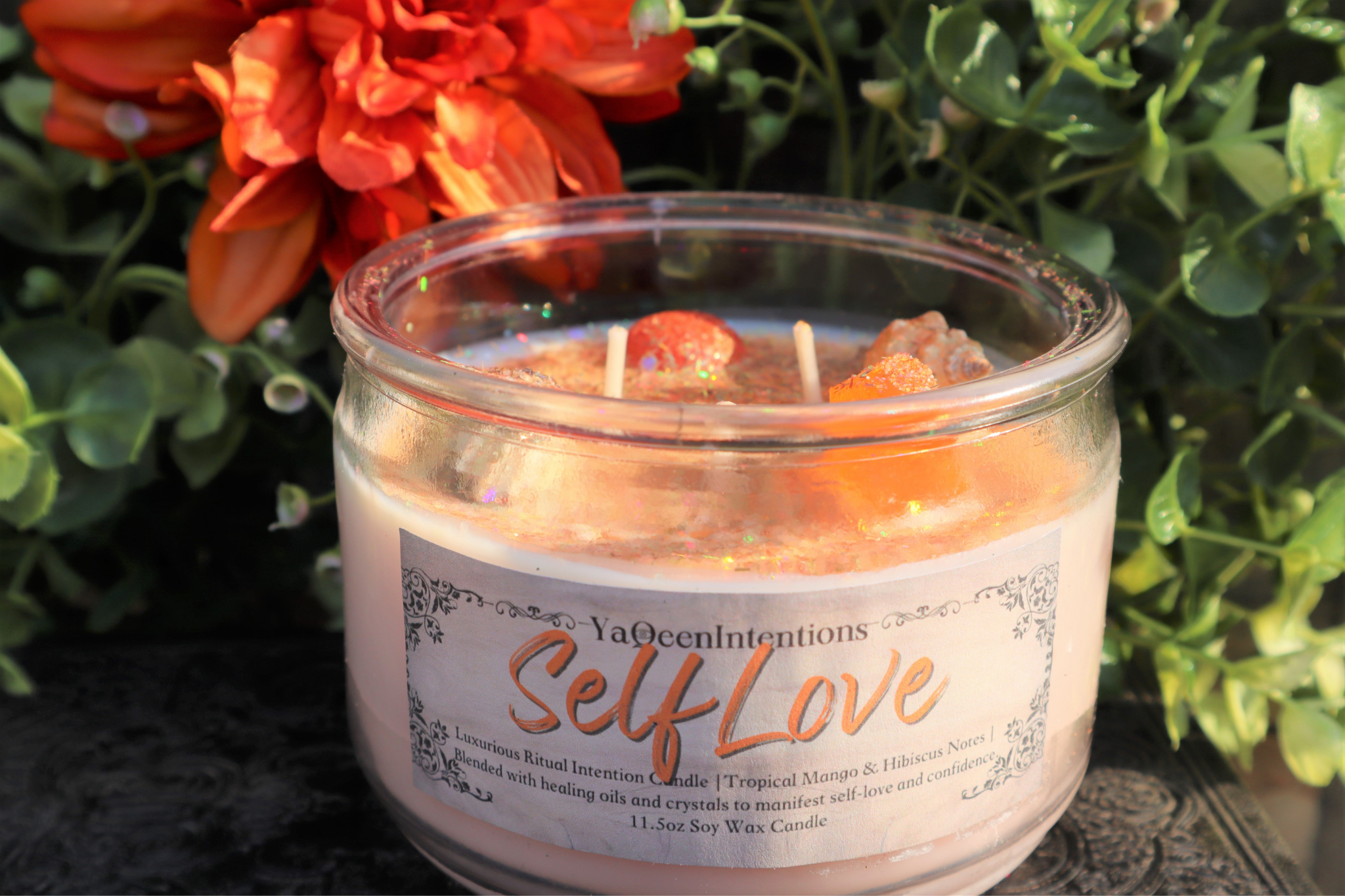 Self Love Intention Candle for Healing & Self Worth