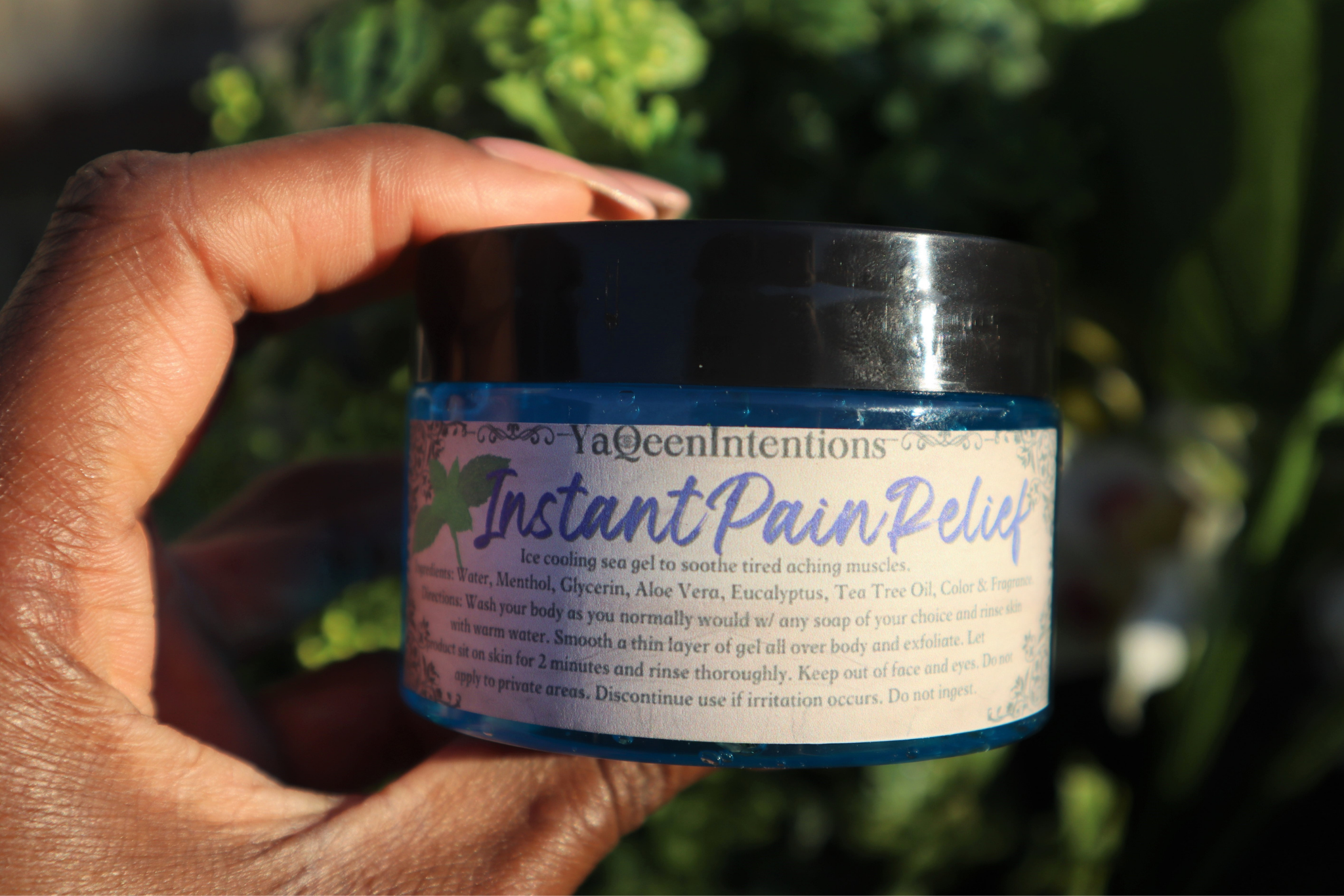 Instant Pain Relief Gel Scrub for Post Workout & Sore Muscles