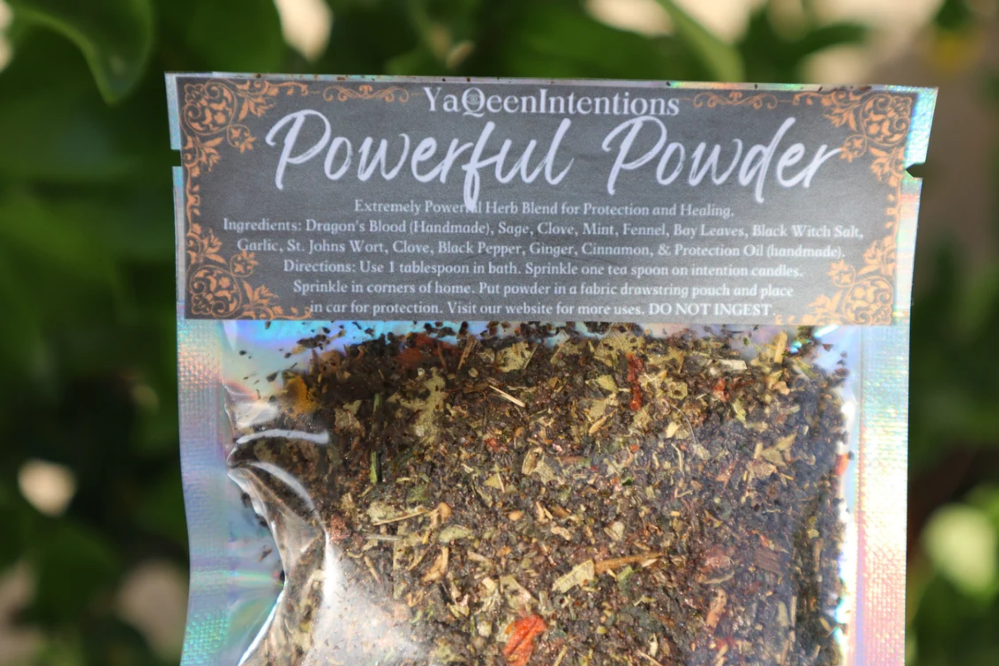 Powerful Powder for Extreme Protection and Spirit Shielding Herb Blend