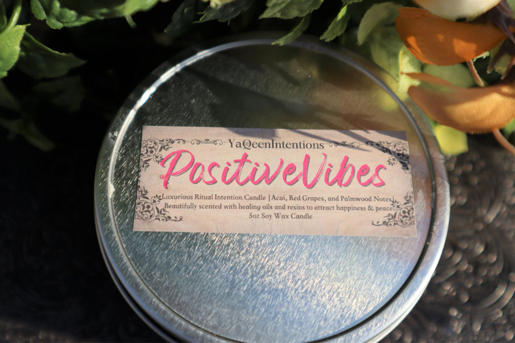 Positive Vibes Candle for Happiness & Shielding